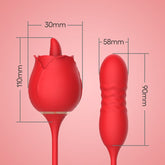 Lengua de rosa y empuje